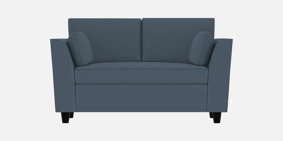 Bristo Velvet 2 Seater Sofa In Oxford Blue Colour With Storage - Febonic Living