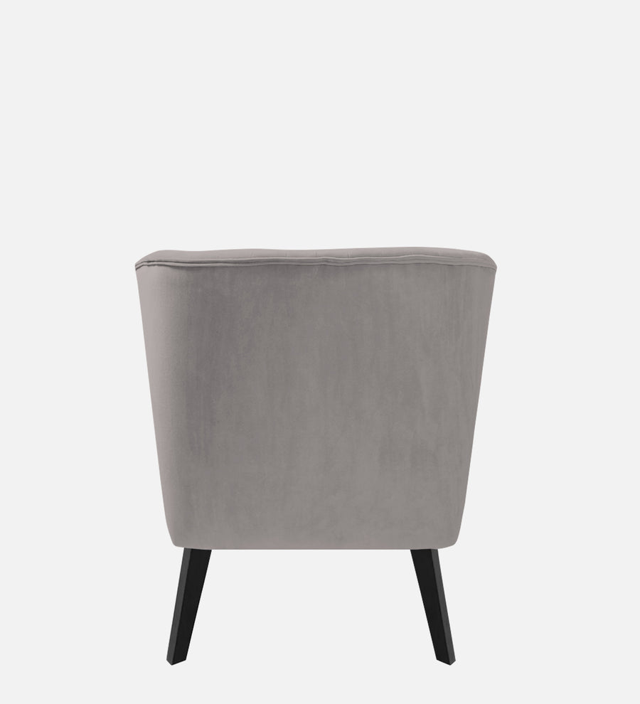 Flora Velvet Rhs Chaise Lounger In Pearl Grey Colour - Febonic Living