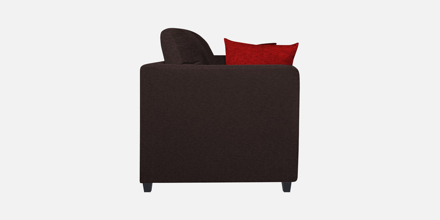 Nuska Fabric 2 Seater Sofa In Dark Brown Colour - Febonic Living