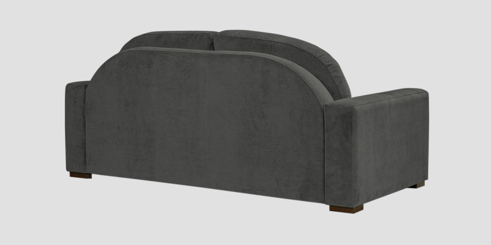 Dara Fabric 2 Seater Sofa In Charcoal Grey Colour