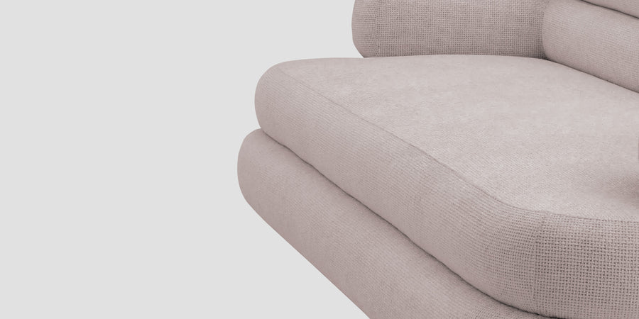 Wener Fabric 2 Seater Sofa In Almond Beige Colour - Febonic Living
