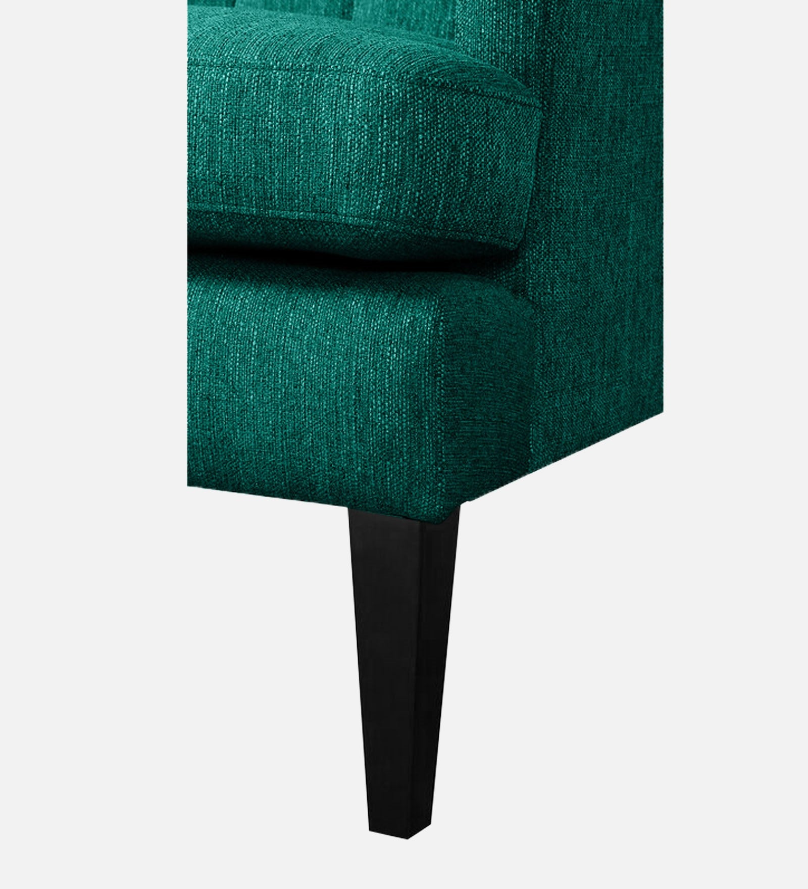 Panas Fabric Wing Chair In Sea Green Colour