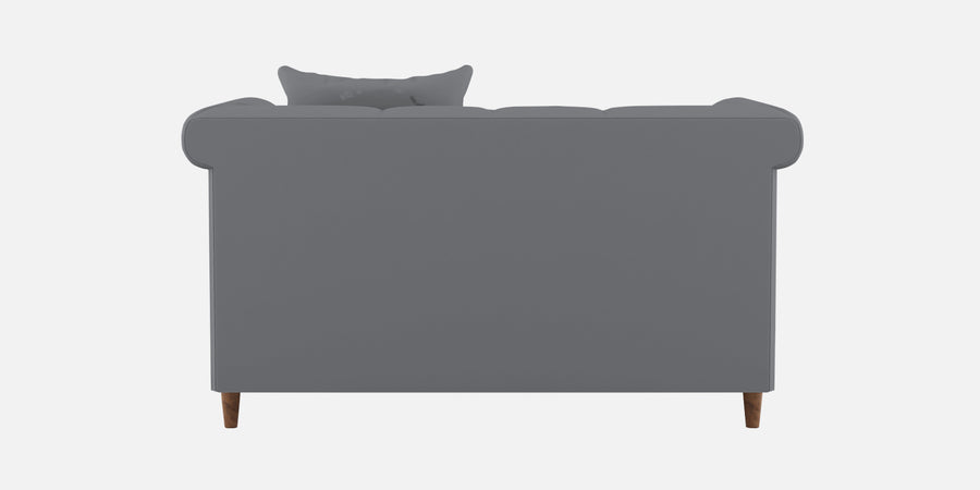 Rubi Velvet 2 Seater Sofa In Pubble Grey Colour - Febonic Living