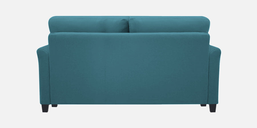 Daroo Velvet 2 Seater Sofa In Aqua Blue Colour - Febonic Living