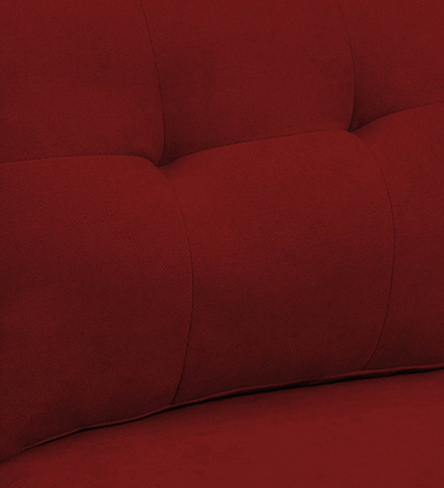 Thomas Fabric 1 Seater Sofa In Blood Maroon Colour - Febonic Living