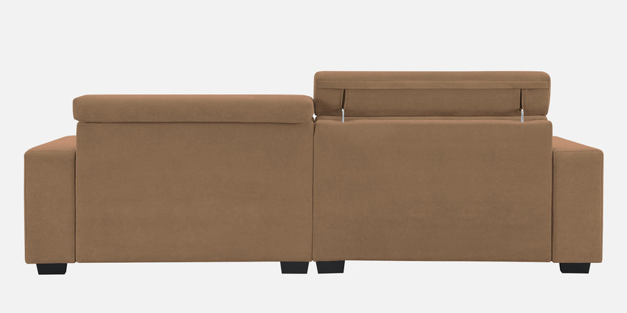Hiro Fabric 3 Seater Sofa In Dusty Peach Colour - Febonic Living