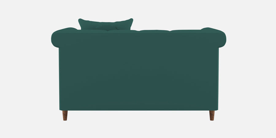 Rubi Velvet 2 Seater Sofa In Pine Green Colour - Febonic Living