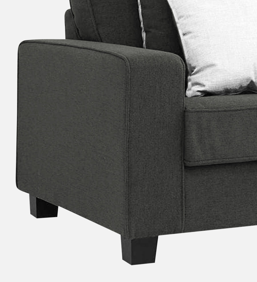 Ladybug Fabric 1 Seater Sofa In Charcoal Grey Colour - Febonic Living