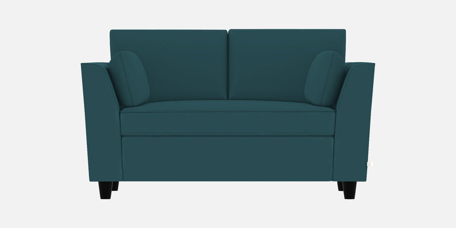 Bristo Velvet 2 Seater Sofa In Arabian Green Colour With Storage - Febonic Living