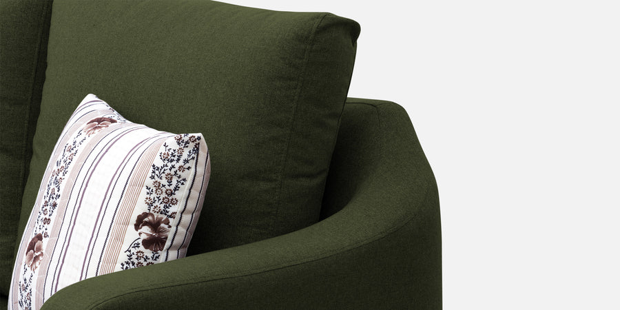Kevin Fabric 2 Seater Sofa In Olive Green Colour - Febonic Living