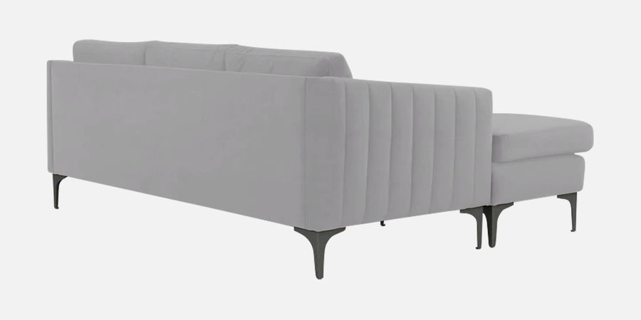 Haru Fabric Rhs Sectional Sofa 2 Lounger In Concrete Grey Colour - Febonic Living