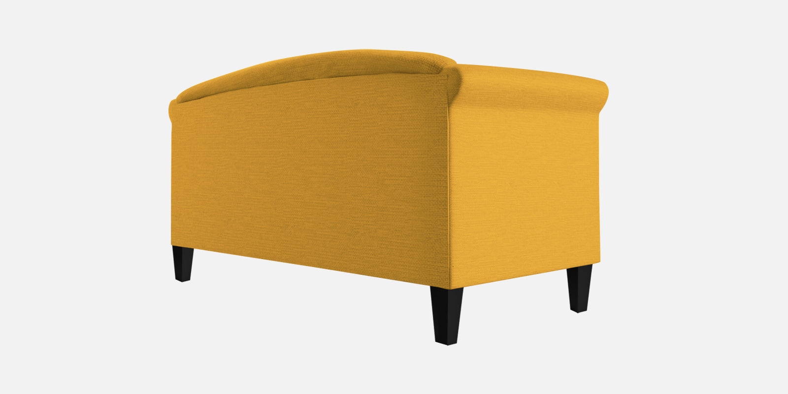 Kimber Fabric 2 Seater Sofa in Bold Yellow Colour