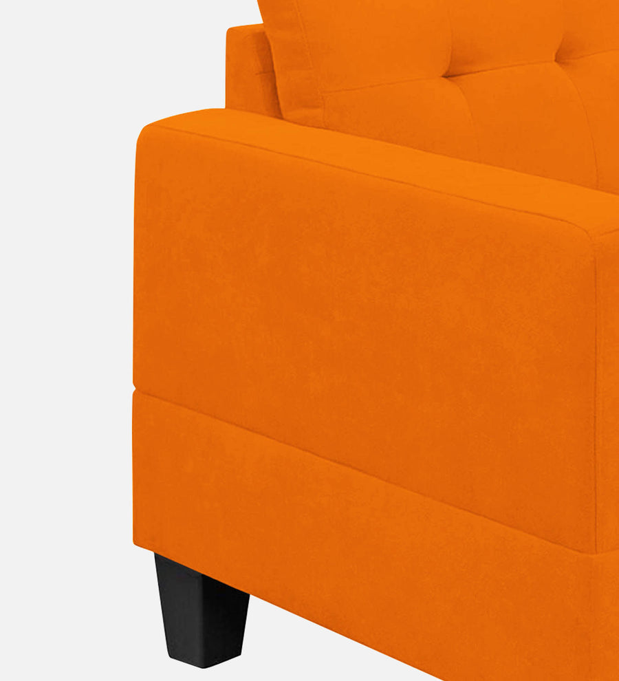Thomas Fabric 1 Seater Sofa In Vivid Orange Colour - Febonic Living
