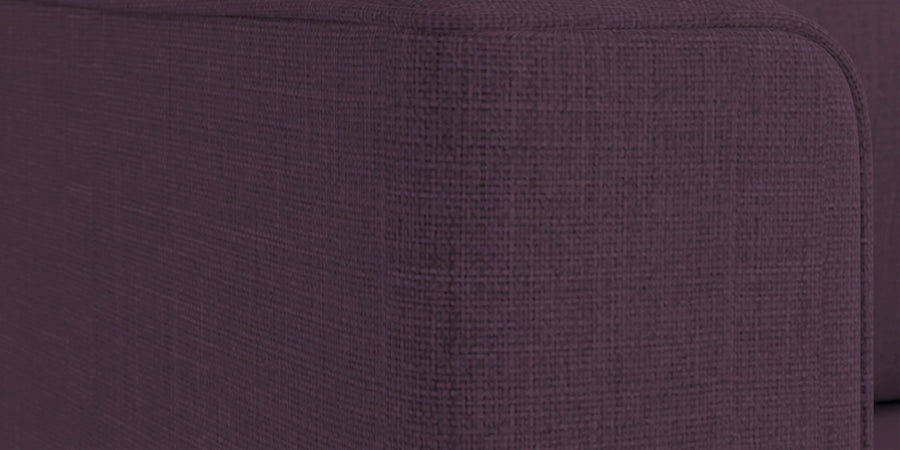 Kenia Fabric 3 Seater Foldable Sofa Cum Bed In Greek Purple Colour - Febonic Living