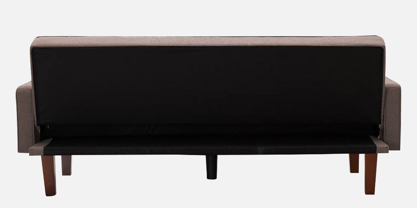 Nebia Fabric 3 Seater Convertable Sofa Cum Bed in Caspa Brown Colour