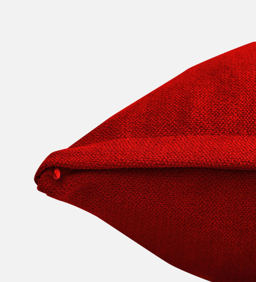 Kaya Fabric 20X20In Sofa Pillows In Ruby Red Colour Pack Of 2 - Febonic Living