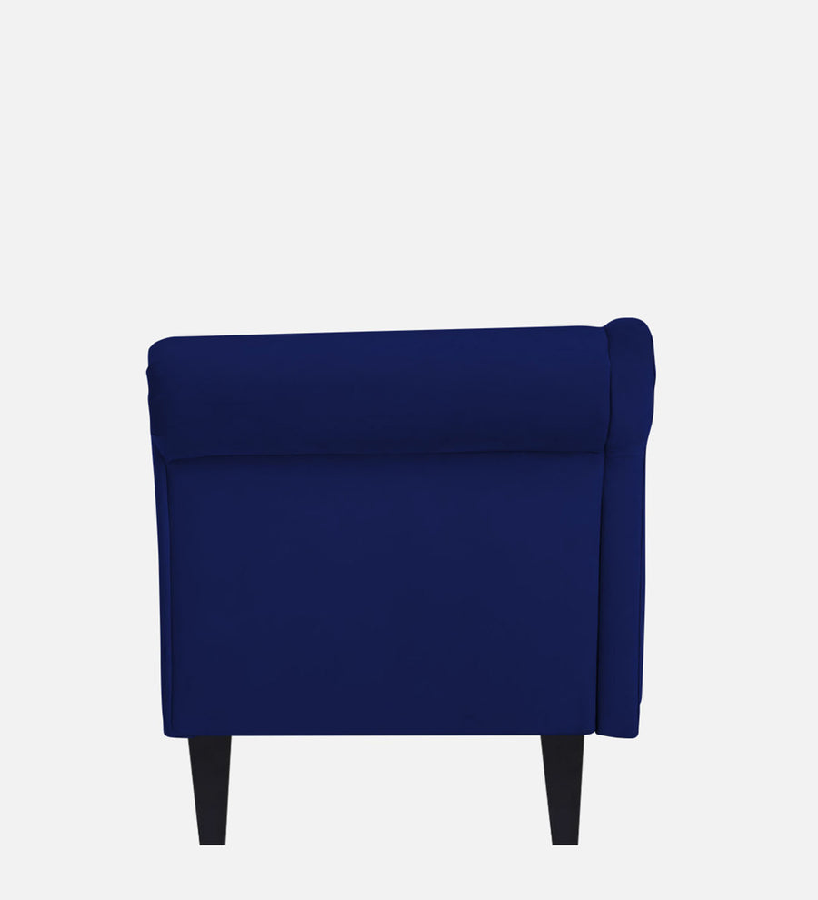 Rana Velvet Lhs Chaise Lounger In Imperial Blue Colour - Febonic Living