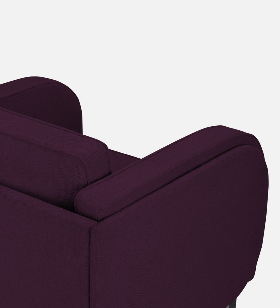 Siddy Fabric 1 Seater Sofa In Greek Purple Colour - Febonic Living