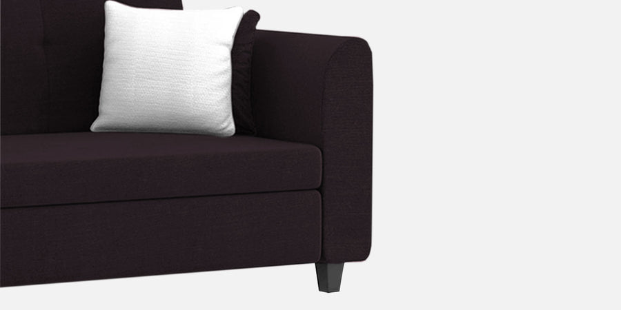 Denmark Fabric 3 Seater Sofa In Cara Brown Colour - Febonic Living