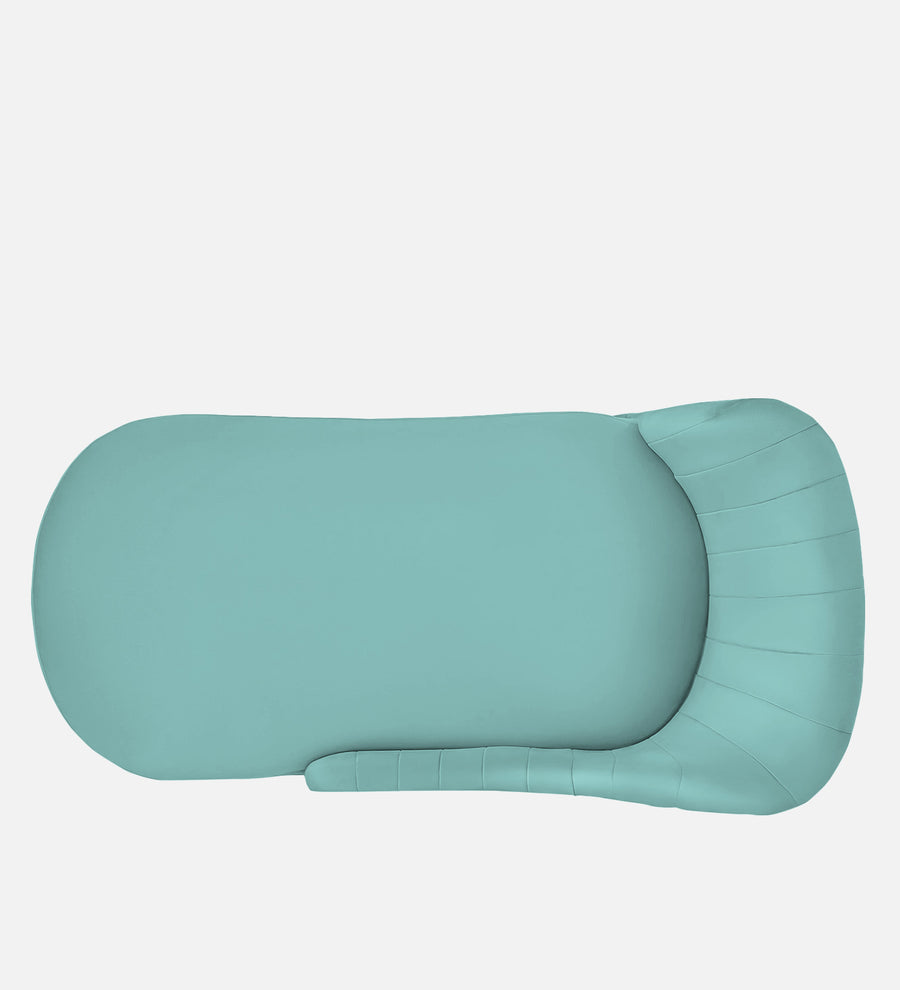 Flora Velvet Lhs Chaise Lounger In Barmunda Aqua Colour - Febonic Living