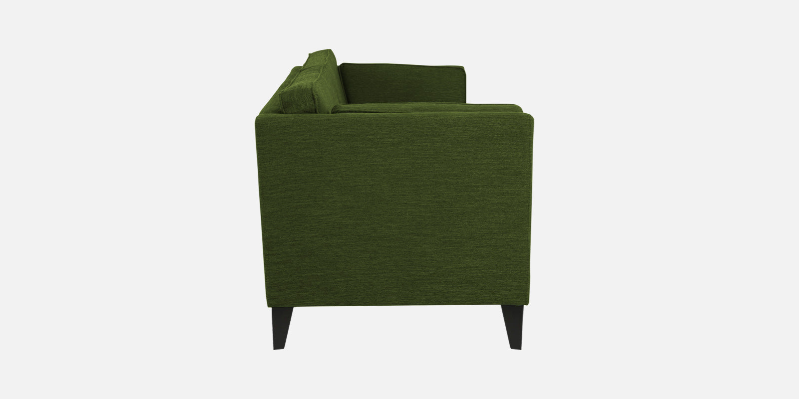 Nigar Fabric 3 Seater Sofa in Olive Green Colour