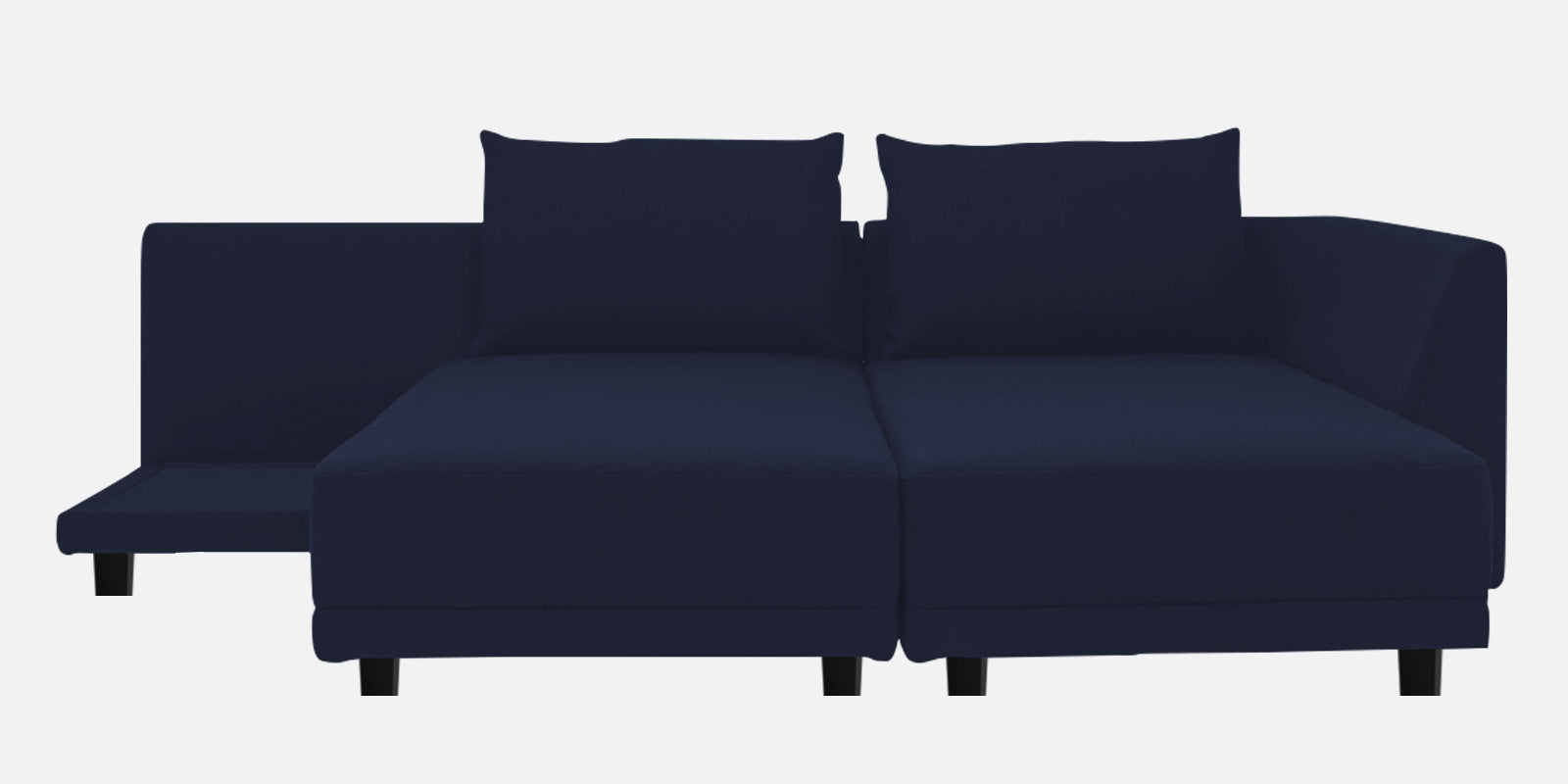 Ira Fabric LHS 6 Seater Sofa Cum Bed In Royal Blue Colour