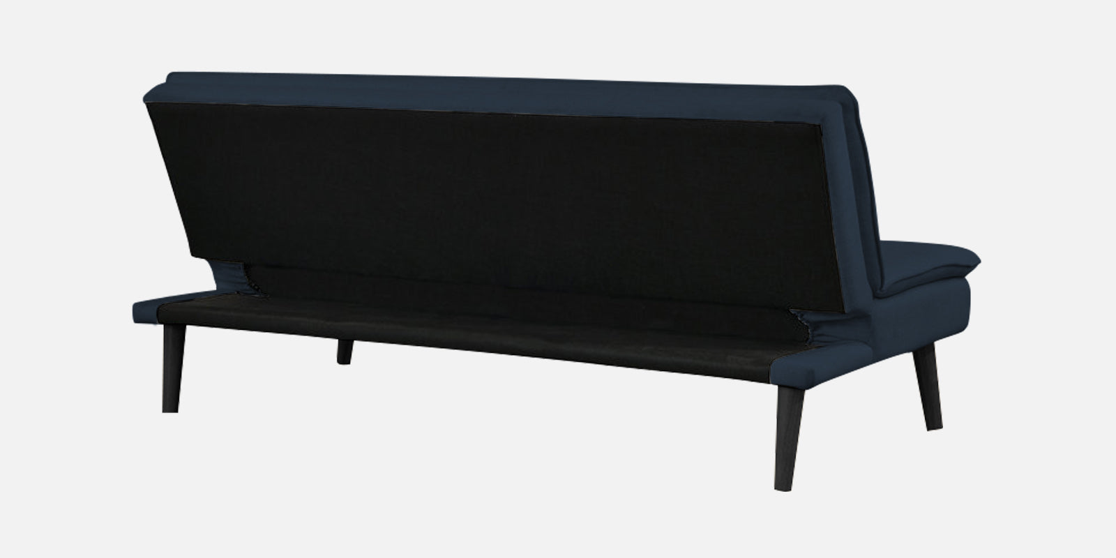 Toner Fabric Convertible Sofa Cum Bed In Denim Blue Colour