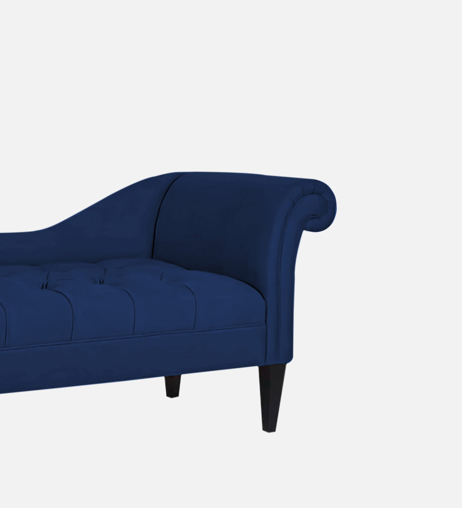 Adria Fabric Lhs Chaise Lounger In Royal Blue Colour - Febonic Living