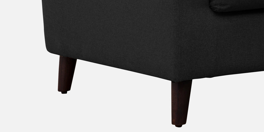 Kevin Fabric 2 Seater Sofa In Zed Black Colour - Febonic Living