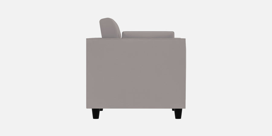 Bristo Velvet 2 Seater Sofa In Pearl Grey Colour With Storage - Febonic Living