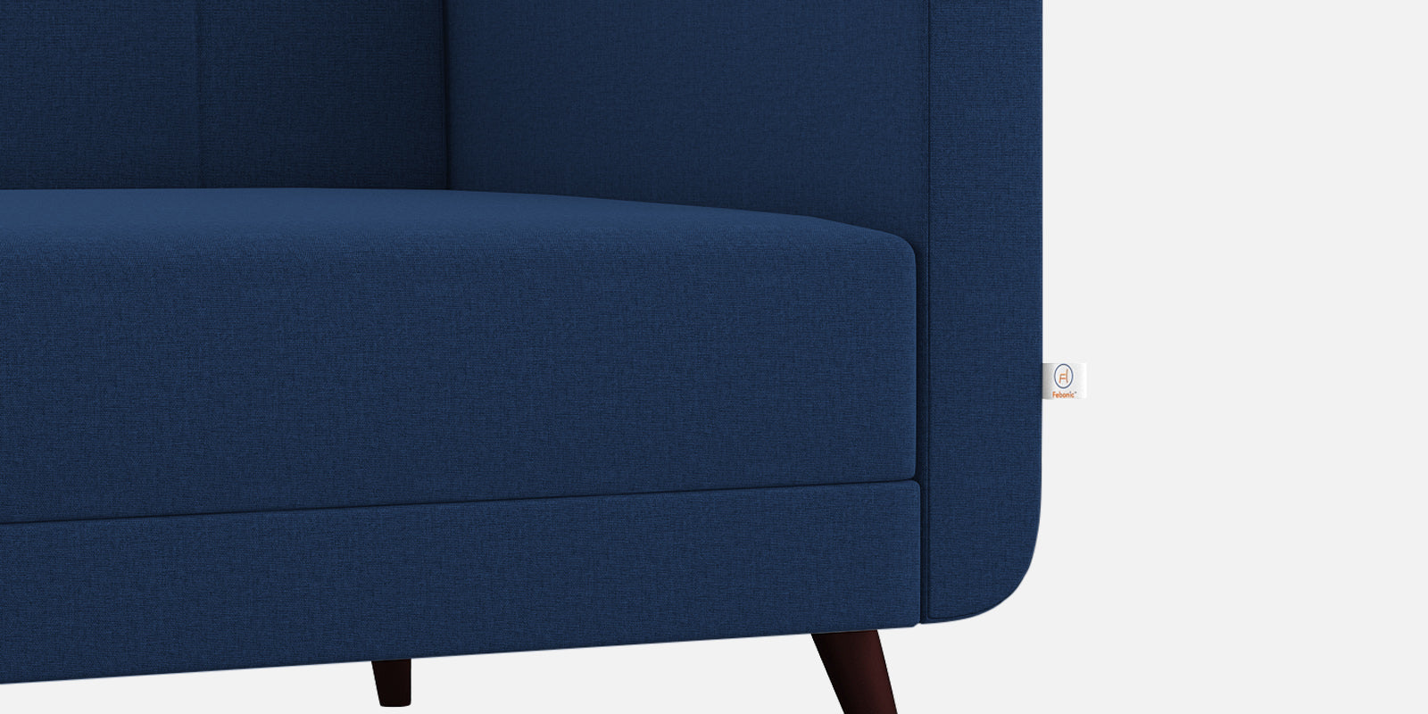 Wiki Velvet 3 Seater Sofa in Imperial Blue Colour