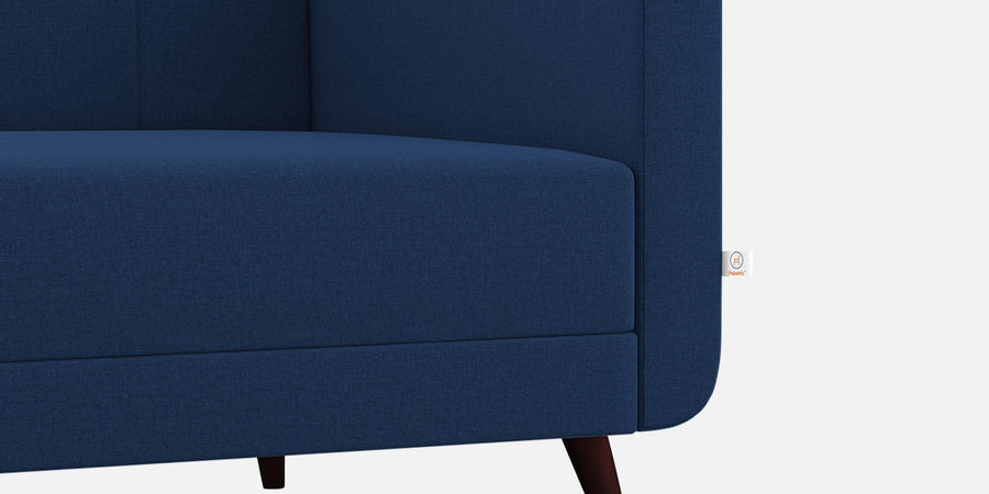 Wiki Velvet 3 Seater Sofa In Imperial Blue Colour - Febonic Living