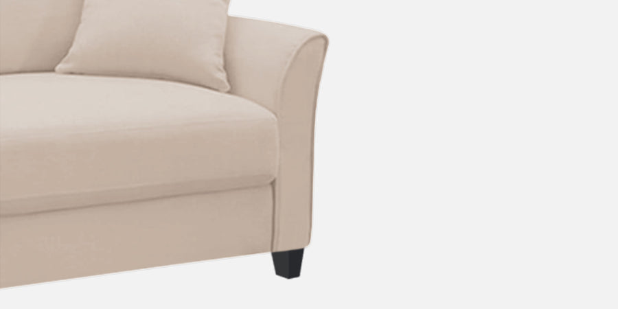 Daroo Velvet 3 Seater Sofa Camel Beige Living Room Sofa Febonic