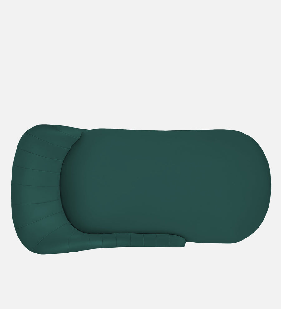 Flora Velvet Rhs Chaise Lounger In Pine Green Colour - Febonic Living