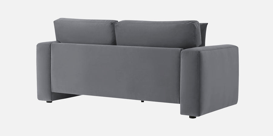 Kosta Velvet 2 Seater Sofa In Pubble Grey Colour - Febonic Living
