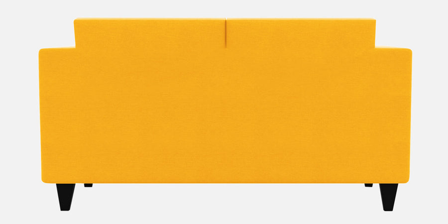 Nipul Fabric 2 Seater Sofa In Bold Yellow Colour - Febonic Living
