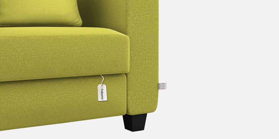 Cosmic Fabric 2 Seater Sofa In Parrot Green Colour - Febonic Living
