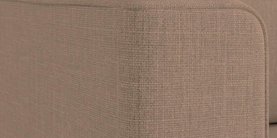 Kenia Fabric 3 Seater Foldable Sofa Cum Bed In Cookie Beige Colour - Febonic Living