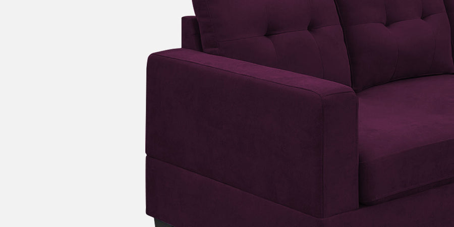Thomas Fabric Lhs Sectional Sofa 2 Lounger In Greek Purple Colour - Febonic Living