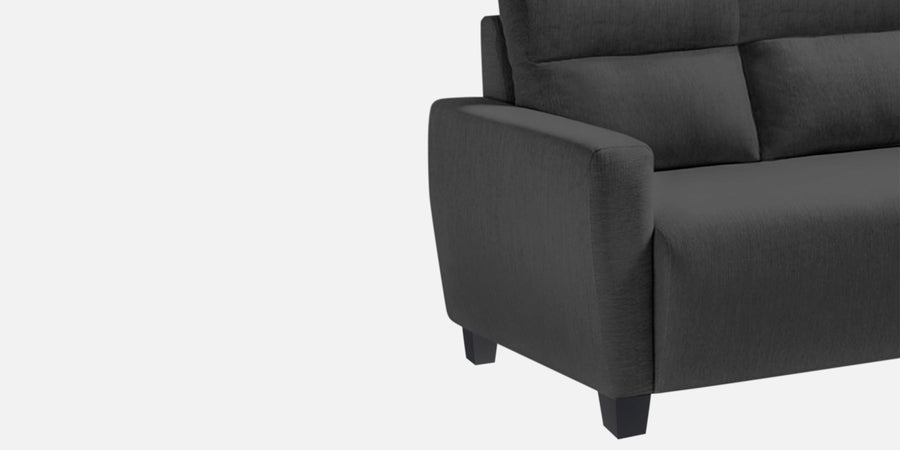 Bakadi Fabric 2 Seater Sofa In Charcoal Grey Colour - Febonic Living