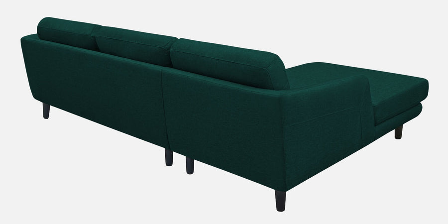 Natasha Velvet Rhs Sectional Sofa 3 Lounger In Forest Green Colour - Febonic Living