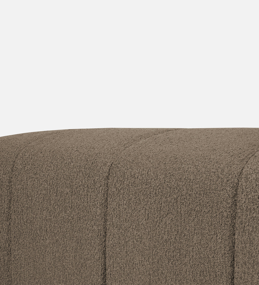 Rexi Boucle Fabric Bench In Caro Beige Colour - Febonic Living