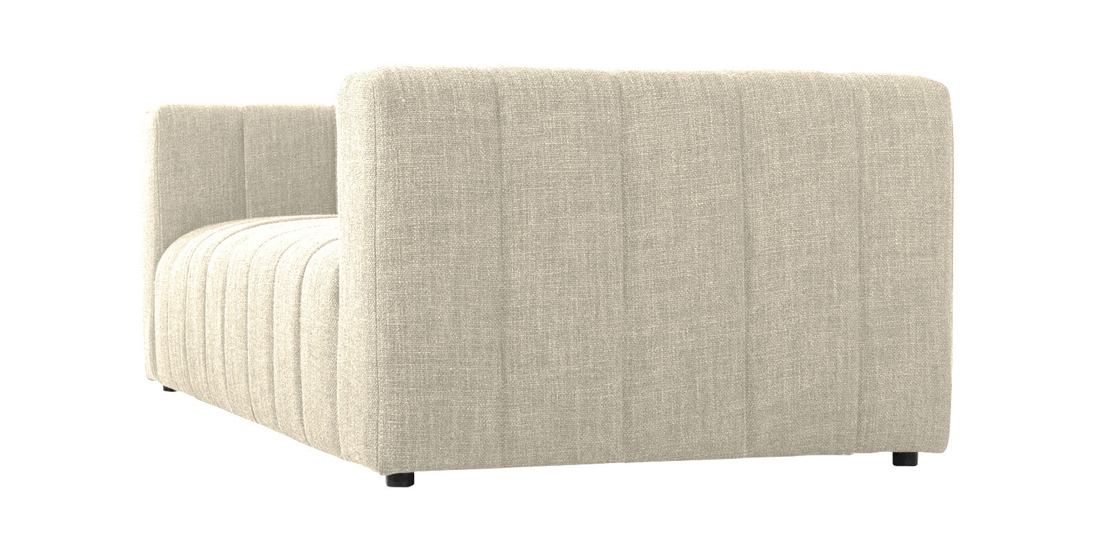 Lara Fabric 3 Seater Sofa in Ivory cream Colour