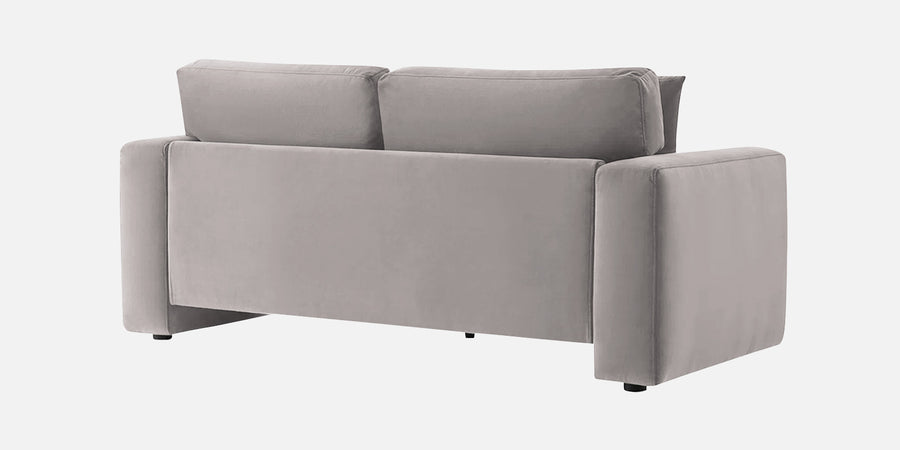 Kosta Velvet 2 Seater Sofa In Pearl Grey Colour - Febonic Living