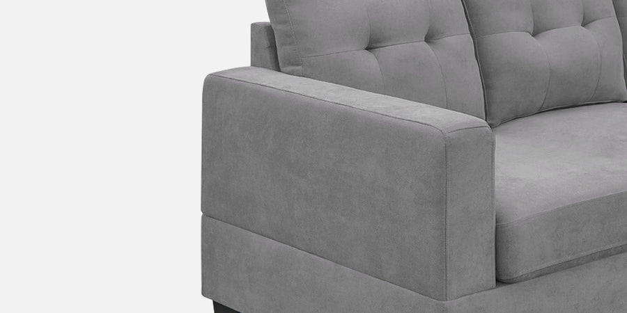 Thomas Fabric Lhs Sectional Sofa 2 Lounger In Lit Grey Colour - Febonic Living
