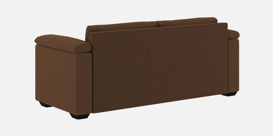Andres Fabric 3 Seater Sofa In Chestnut Brown Colour - Febonic Living
