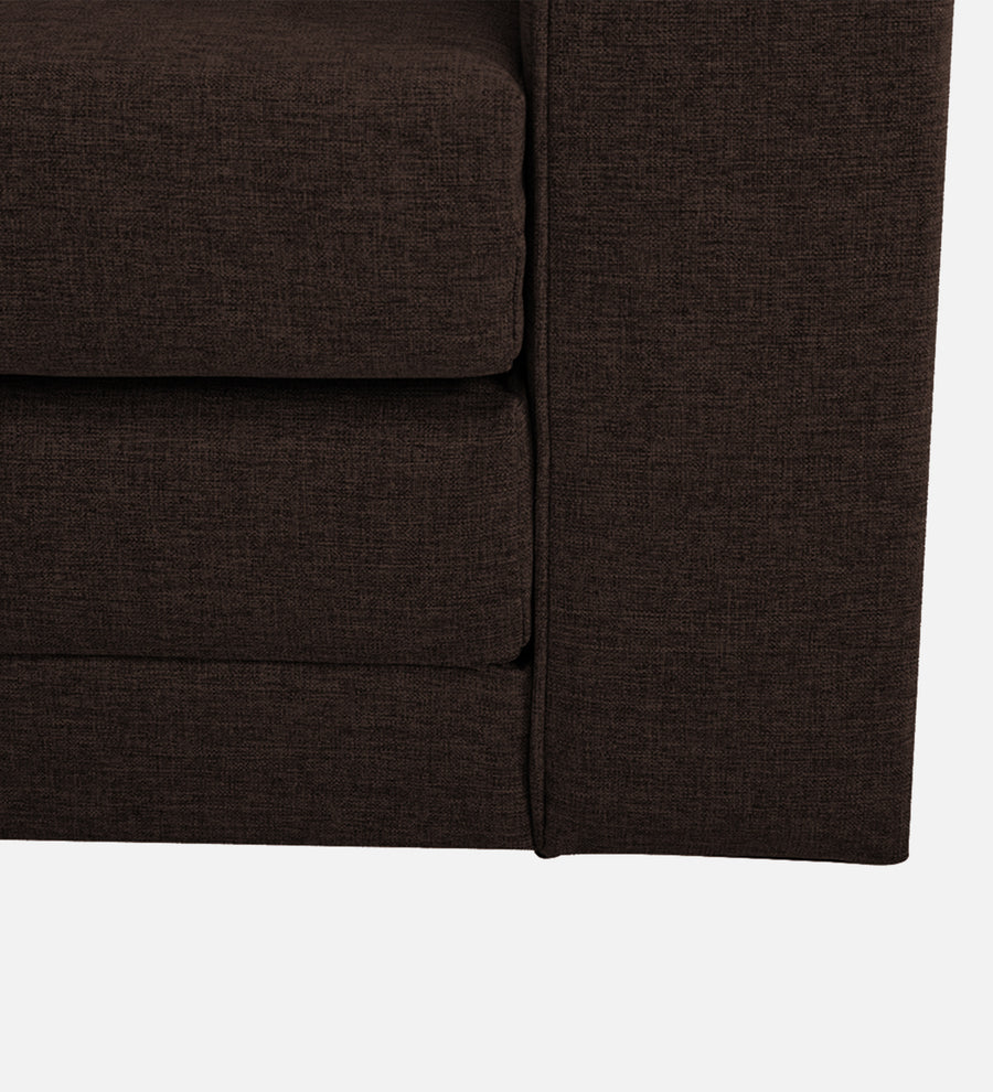 Kenia Fabric 1 Seater Foldable Sofa Cum Bed In Coffee Brown Colour - Febonic Living