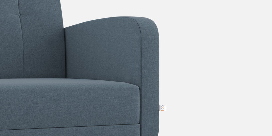 Wiki Velvet 2 Seater Sofa In Oxford Blue Colour - Febonic Living
