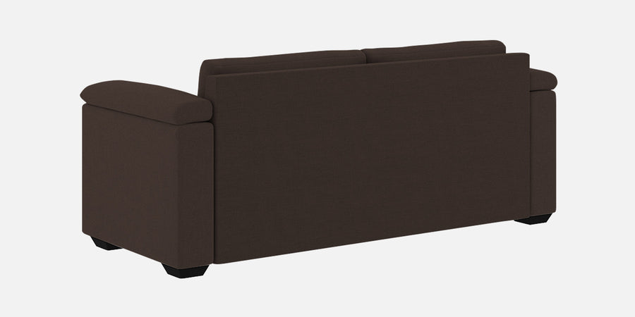 Andres Fabric 3 Seater Sofa In Coco Brown Colour - Febonic Living
