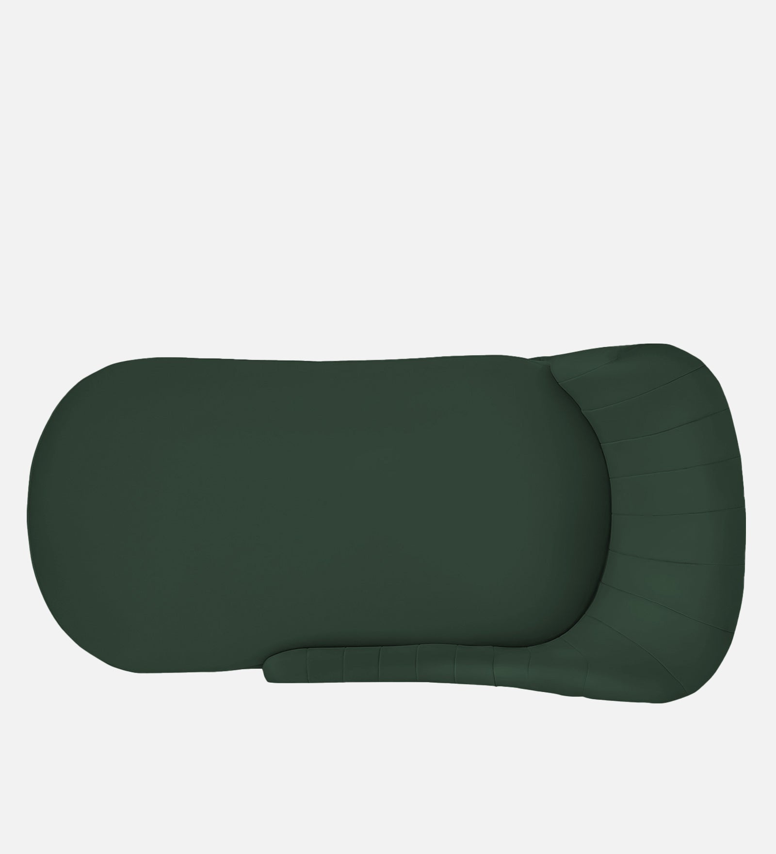 Flora Velvet LHS Chaise Lounger Amazon Green Colour